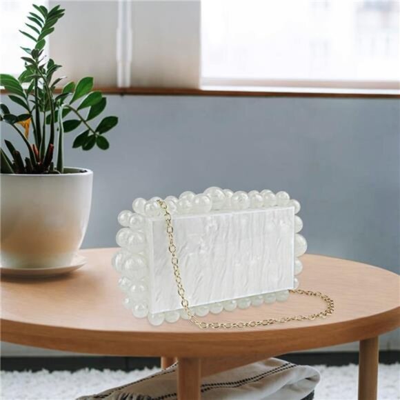 Bag Clutch Purses for Women, Rhinestones Purse, Sparkling Envelope - Picture 7 of 8